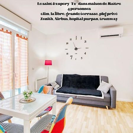 T2 Ds Villa-Terrasse-Clim-Pkg-Meet- Zenith-Odyssud Toulouse Eksteriør bilde