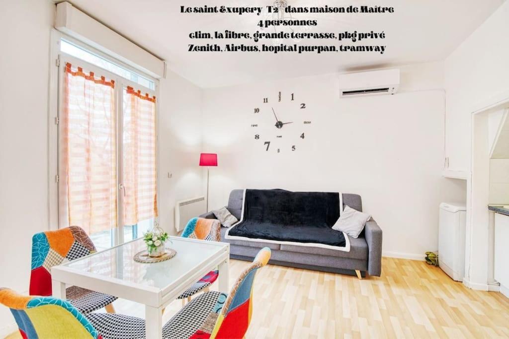 T2 Ds Villa-Terrasse-Clim-Pkg-Meet- Zenith-Odyssud Toulouse Eksteriør bilde